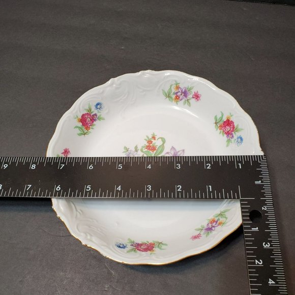 Wawel Coupe Soup Bowl in the Meissen Flower design, made in Poland - Picture 7 of 8
